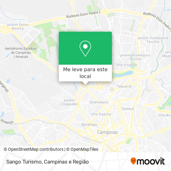 Sango Turismo mapa