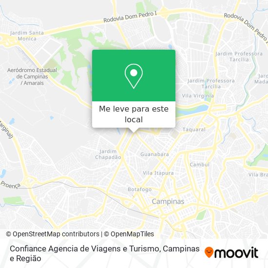 Confiance Agencia de Viagens e Turismo mapa