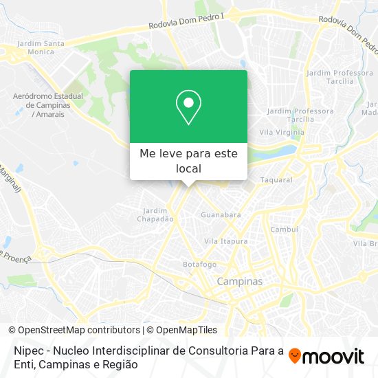Nipec - Nucleo Interdisciplinar de Consultoria Para a Enti mapa