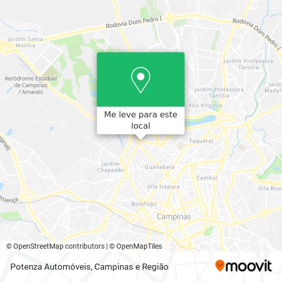 Potenza Automóveis mapa