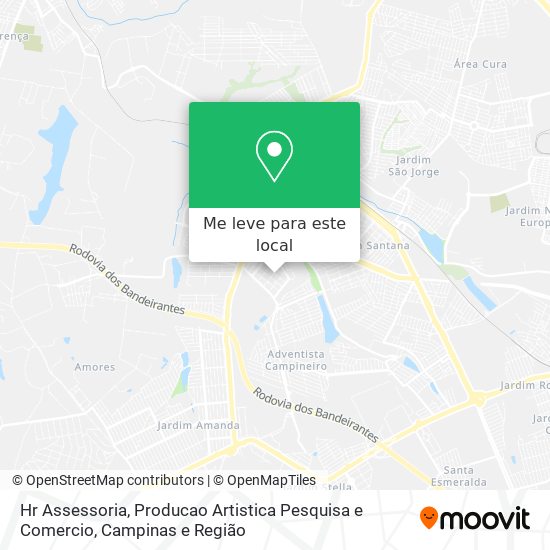 Hr Assessoria, Producao Artistica Pesquisa e Comercio mapa