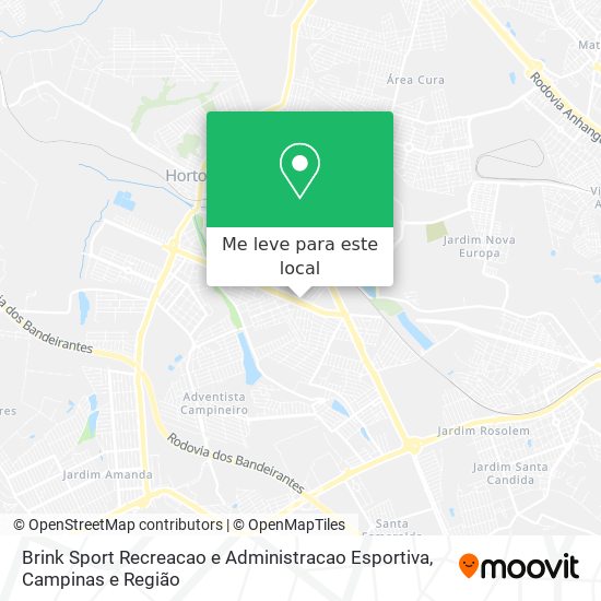 Brink Sport Recreacao e Administracao Esportiva mapa