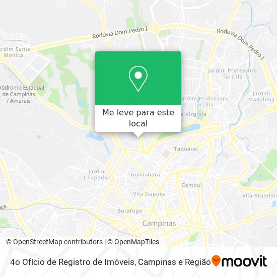 4o Ofício de Registro de Imóveis mapa