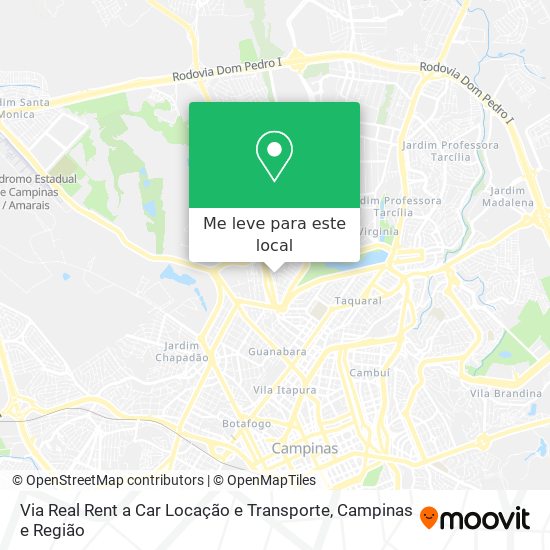 Via Real Rent a Car Locação e Transporte mapa