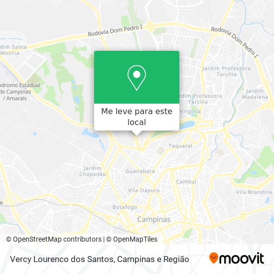 Vercy Lourenco dos Santos mapa