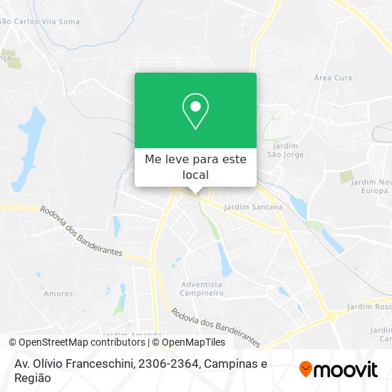 Av. Olívio Franceschini, 2306-2364 mapa