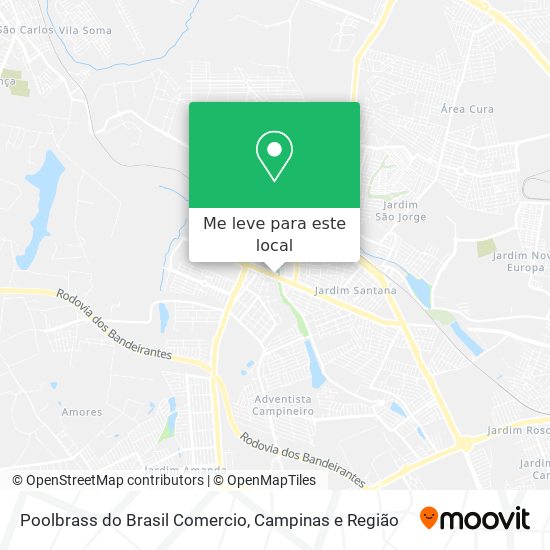 Poolbrass do Brasil Comercio mapa