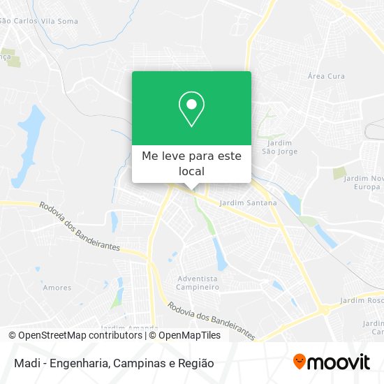 Madi - Engenharia mapa