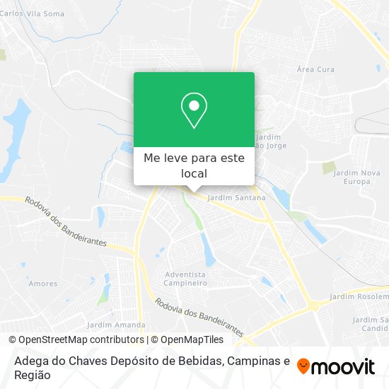 Adega do Chaves Depósito de Bebidas mapa