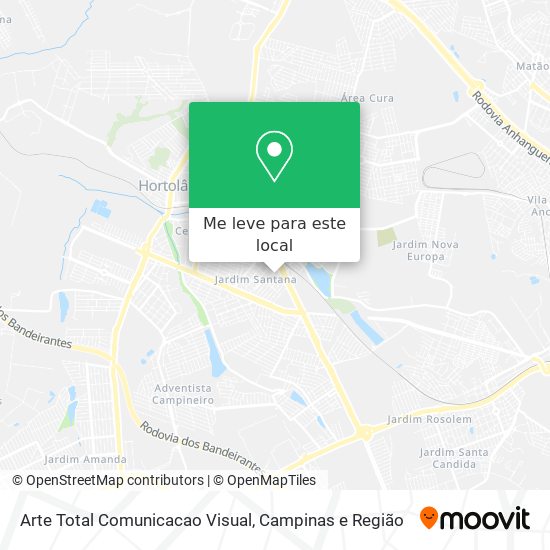 Arte Total Comunicacao Visual mapa