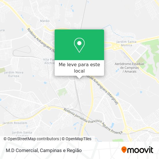 M.D Comercial mapa