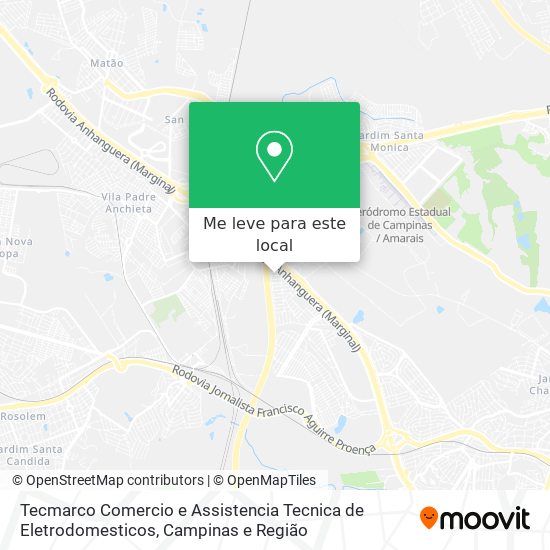 Tecmarco Comercio e Assistencia Tecnica de Eletrodomesticos mapa