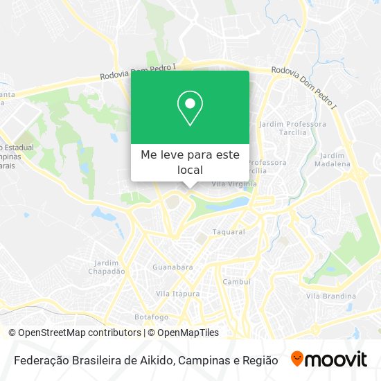 Federação Brasileira de Aikido mapa