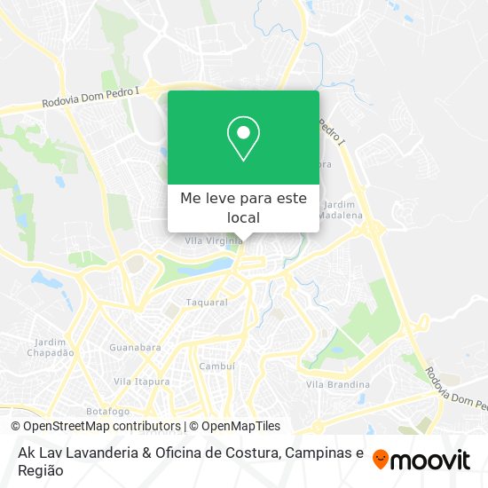 Ak Lav Lavanderia & Oficina de Costura mapa