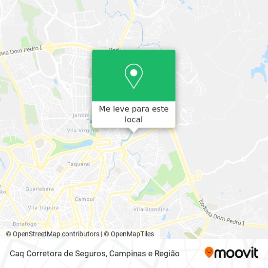 Caq Corretora de Seguros mapa