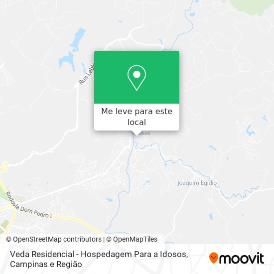 Veda Residencial - Hospedagem Para a Idosos mapa