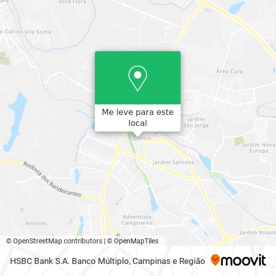 HSBC Bank S.A. Banco Múltiplo mapa