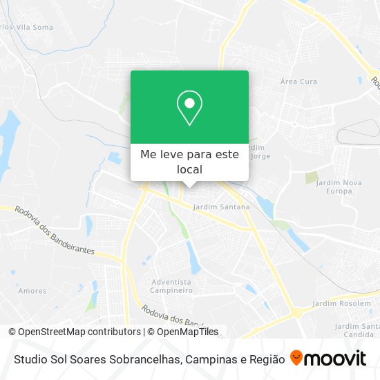 Studio Sol Soares Sobrancelhas mapa