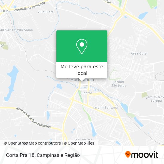 Corta Pra 18 mapa