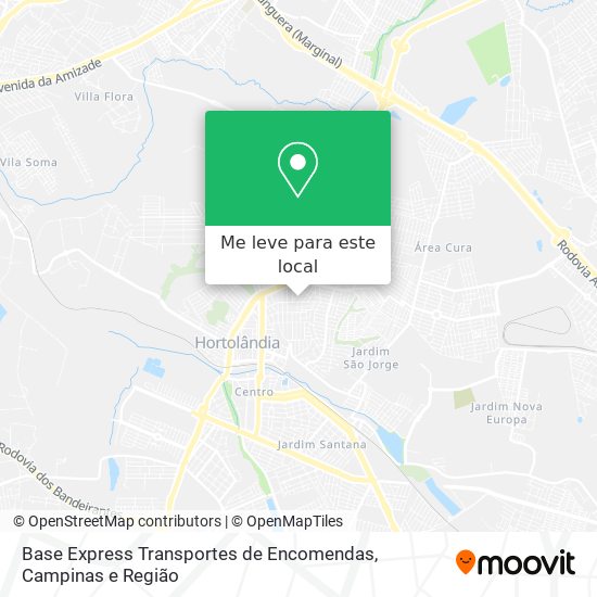 Base Express Transportes de Encomendas mapa