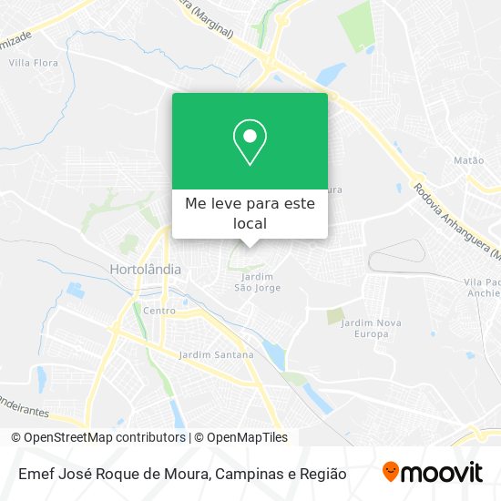 Emef José Roque de Moura mapa