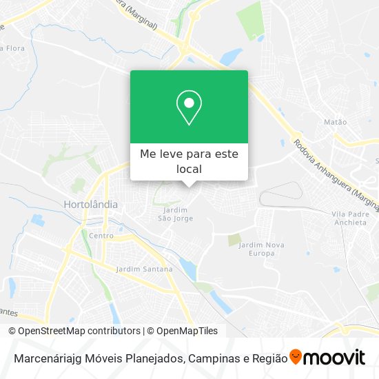 Marcenáriajg Móveis Planejados mapa