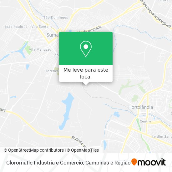 Cloromatic Indústria e Comércio mapa