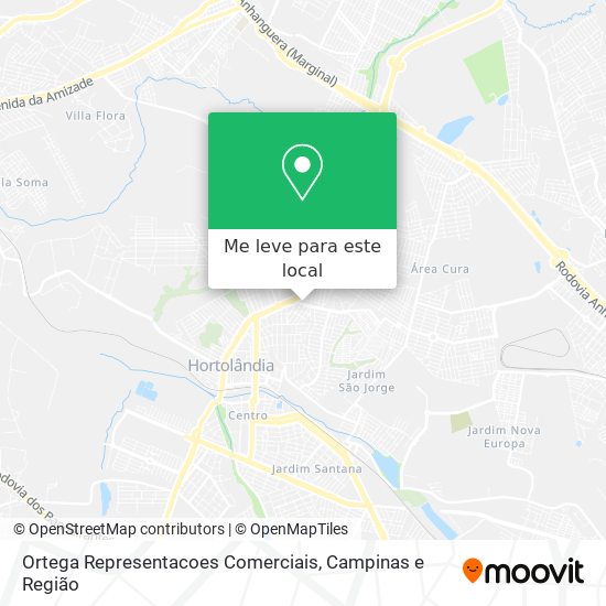 Ortega Representacoes Comerciais mapa