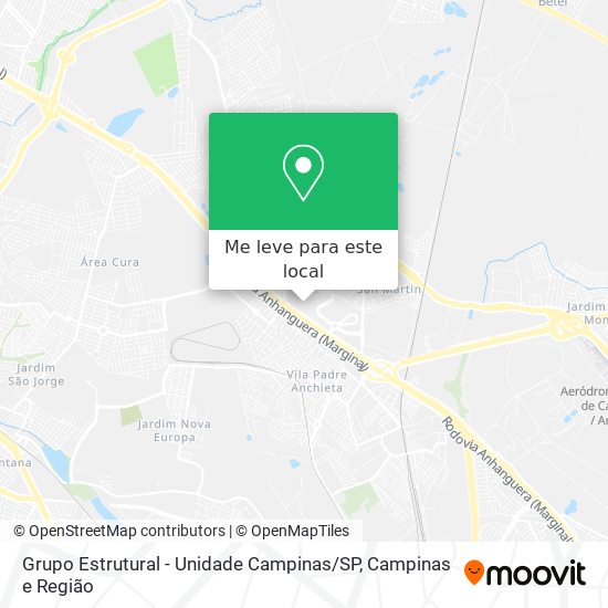 Grupo Estrutural - Unidade Campinas / SP mapa