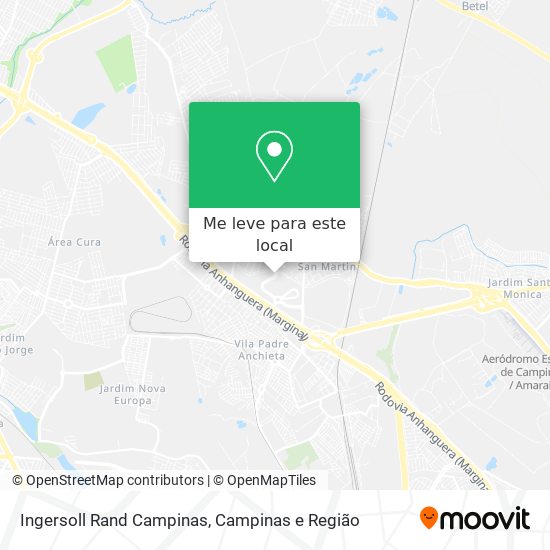 Ingersoll Rand Campinas mapa