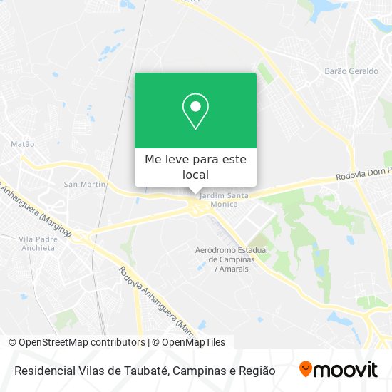 Residencial Vilas de Taubaté mapa