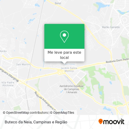 Buteco da Neia mapa