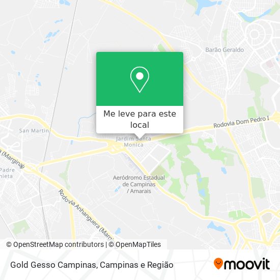 Gold Gesso Campinas mapa