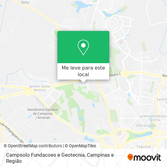 Campsolo Fundacoes e Geotecnia mapa