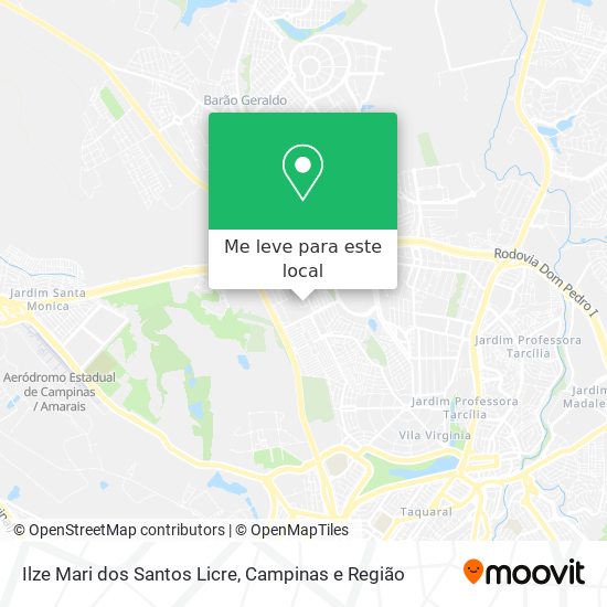 Ilze Mari dos Santos Licre mapa