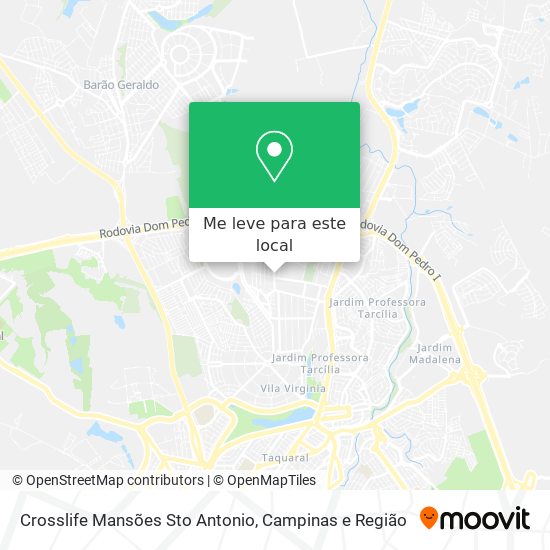 Crosslife Mansões Sto Antonio mapa