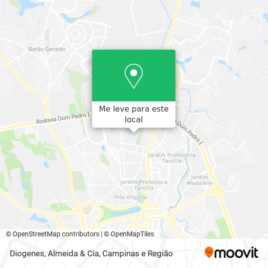 Diogenes, Almeida & Cia mapa