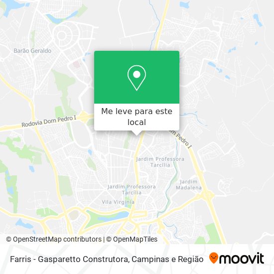 Farris - Gasparetto Construtora mapa