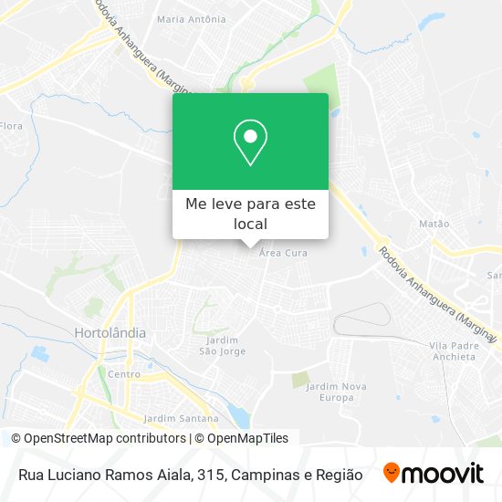 Rua Luciano Ramos Aiala, 315 mapa