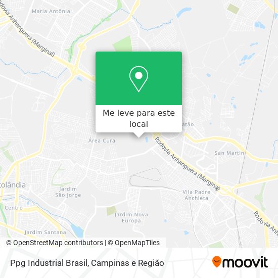 Ppg Industrial Brasil mapa
