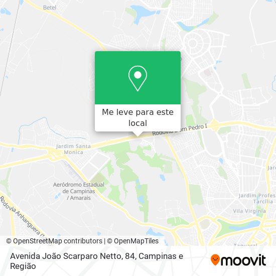 Avenida João Scarparo Netto, 84 mapa