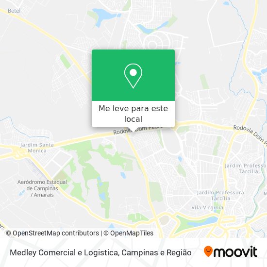 Medley Comercial e Logistica mapa