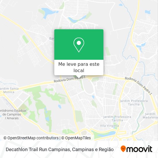 Decathlon Trail Run Campinas mapa