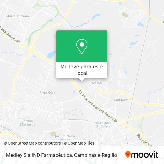 Medley S a IND Farmacêutica mapa