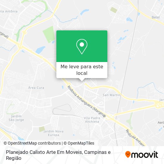 Planejado Calixto Arte Em Moveis mapa