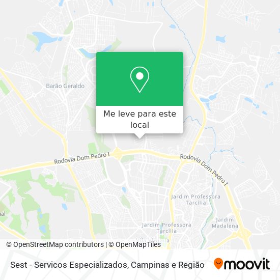 Sest - Servicos Especializados mapa