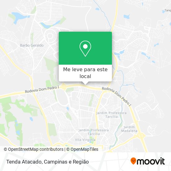 Tenda Atacado mapa