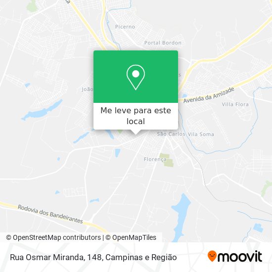 Rua Osmar Miranda, 148 mapa