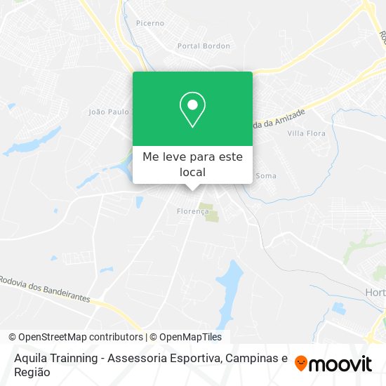 Aquila Trainning - Assessoria Esportiva mapa