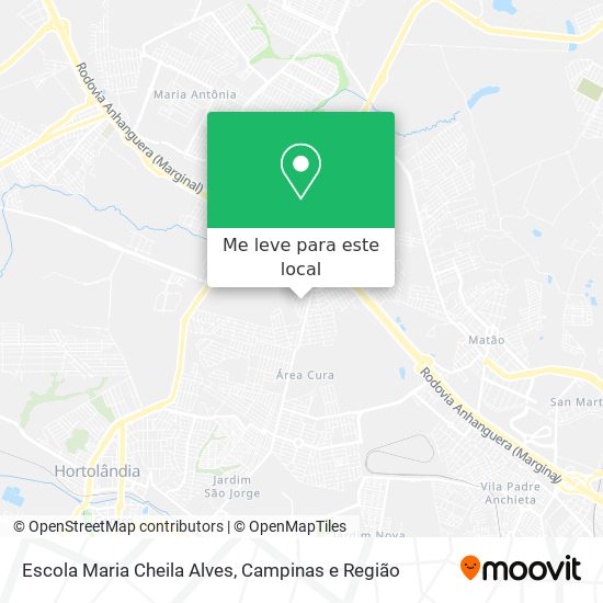 Escola Maria Cheila Alves mapa